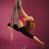 Laura says AntiGravity yoga is a great workout.